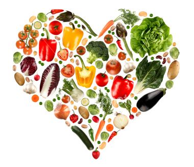 Healthy eating heart
